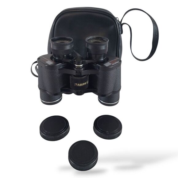 Tasco Zip 4000 Binoculars With Case 7x35mm Focus 420FT/1000YDS Coated Optics - Picture 1 of 10